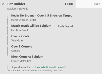 Belgium vs. Slovakia