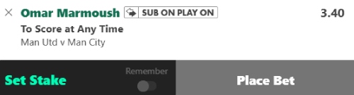 Man Utd v Man City bet builder