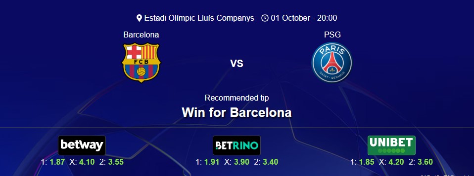 Barcelona vs PSG- Champions League 25/26