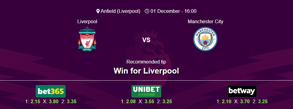Liverpool - Manchester City - Premier League 24/25