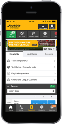 Betfair mobile betting app