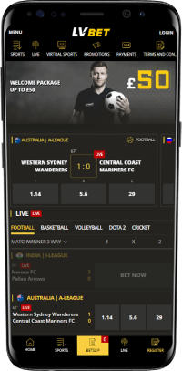 LVBet mobile betting app