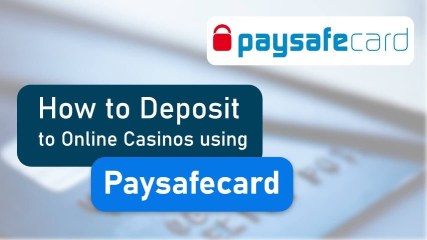 How to deposit to online casinos using paysafecard